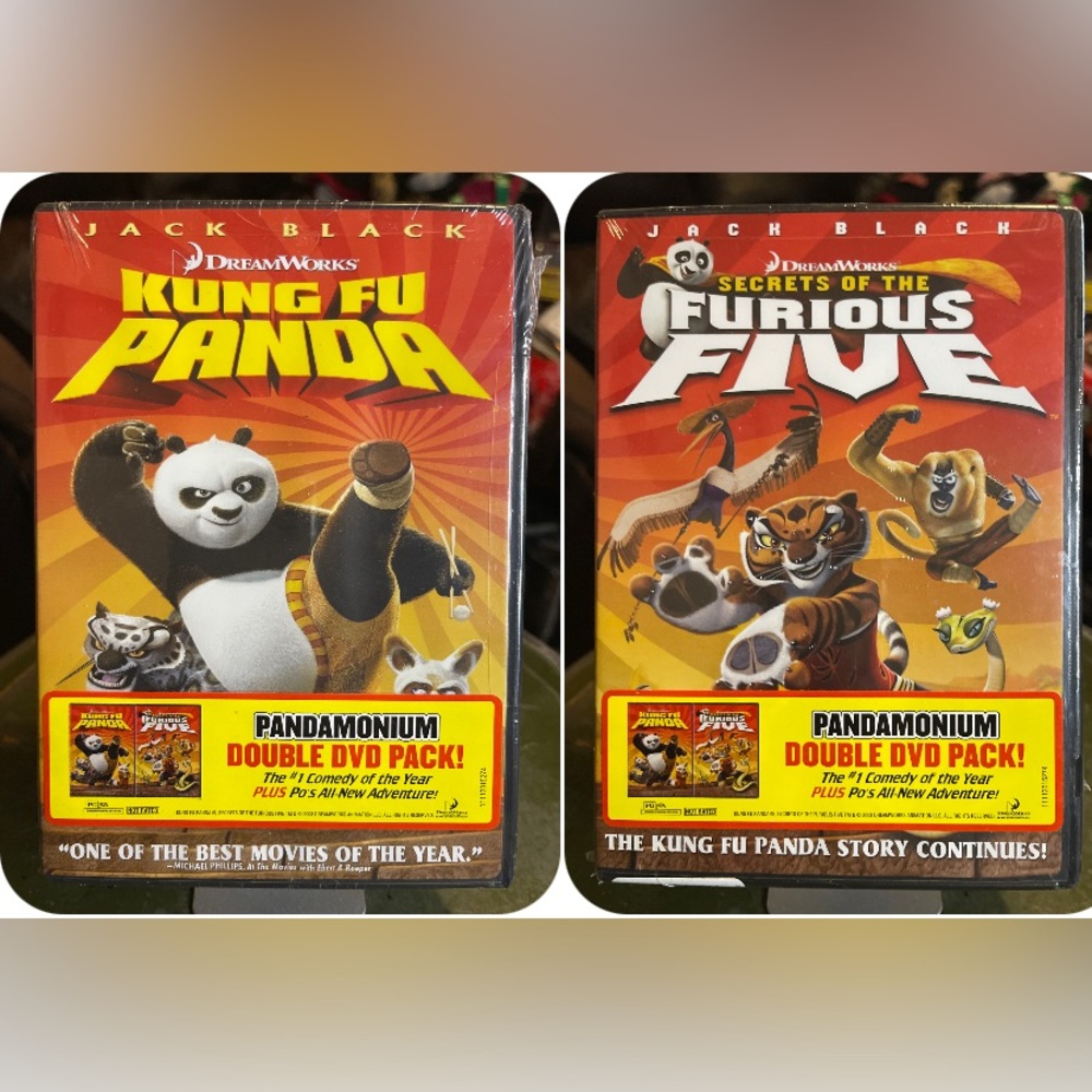 Kung Fu Panda & Secrets Of The Furious Five 🐼 Double DVD Pack SEALED